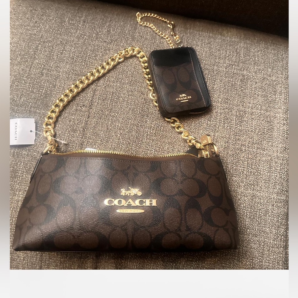 Coach charlotte bag with wallet